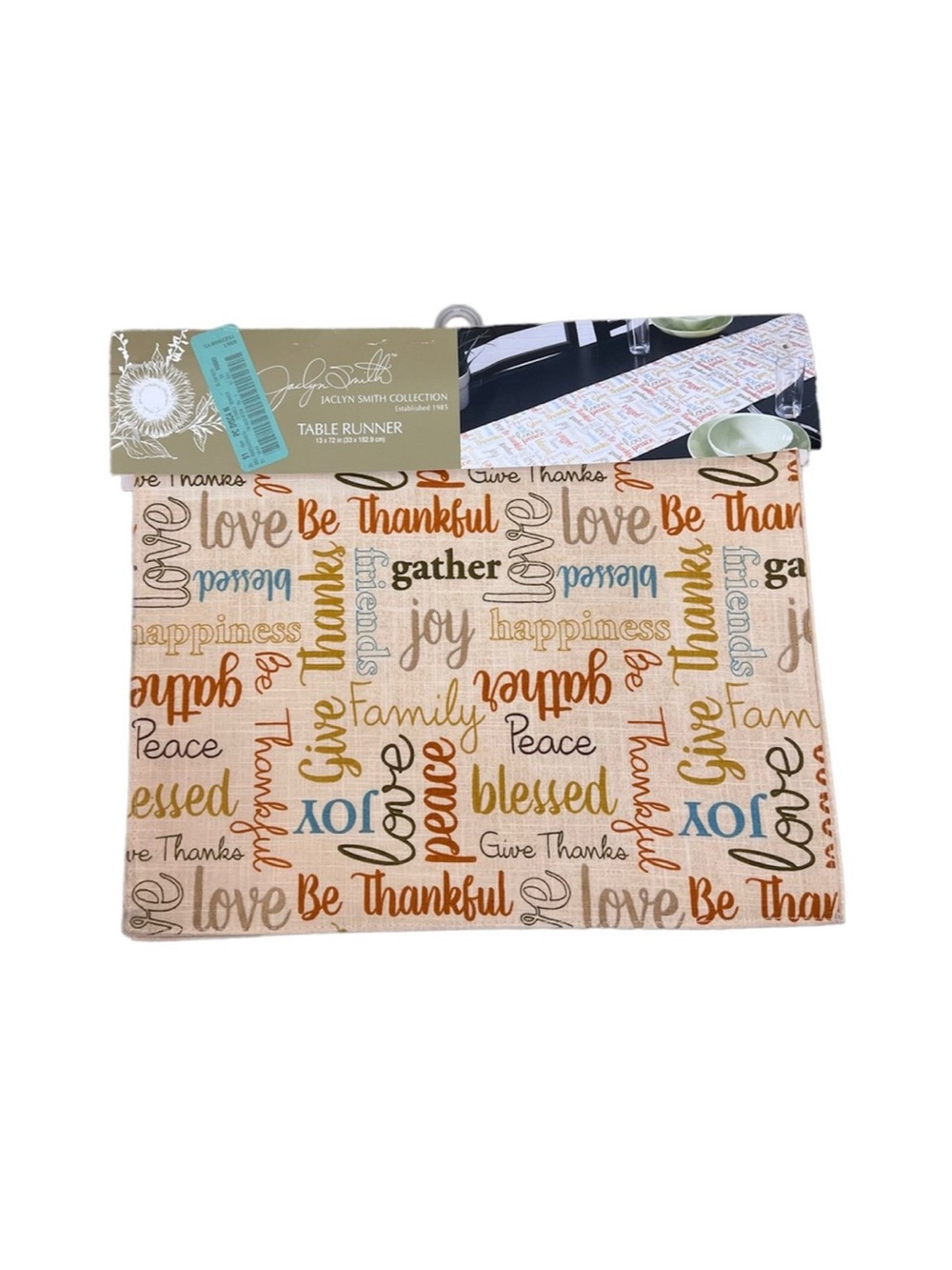 Jaclyn Smith Thanksgiving Table Runner
